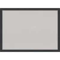 30x22 Stylish Wood Frame Cork Board Black