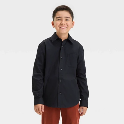 Boy Long Sleeve Button-Down Shirt