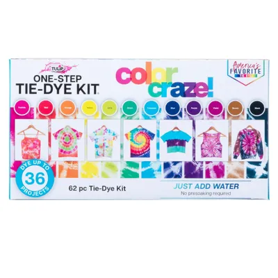 One Step Color Craze 12 Color Tie Dye Kit - Tulip Color