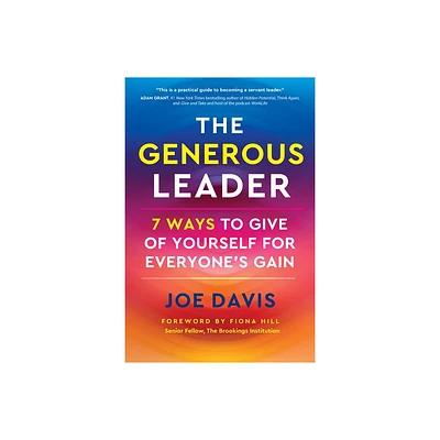 The Generous Leader - by Joe Davis (Hardcover)