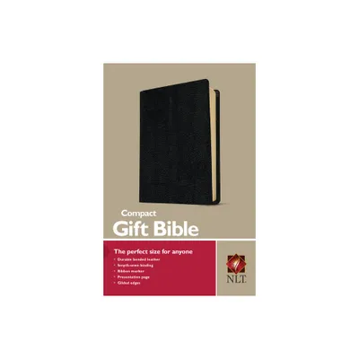 Compact Bible-Nlt - (Leather Bound)