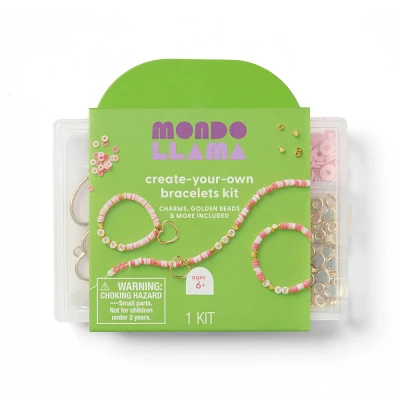Mothers Day Craft Mommy and Me Beaded Bracelet Kit - Mondo Llama