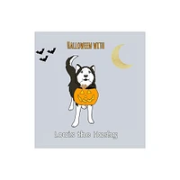 Halloween with Louis the Husky - by Stephanie Yang (Hardcover)