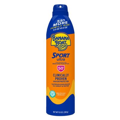 Banana Boat Ultra Sport Clear Sunscreen Spray - SPF 50+ - 9.5oz