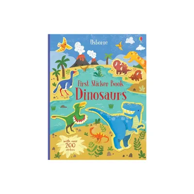 First Sticker Book Dinosaurs - (First Sticker Books) by Hannah Watson (Paperback)