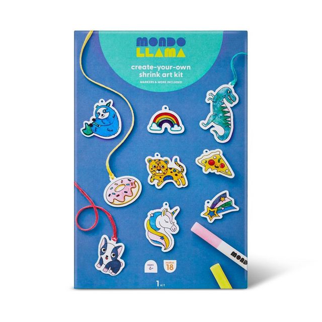 Create-Your-Own Shrink Art Kit - Mondo Llama