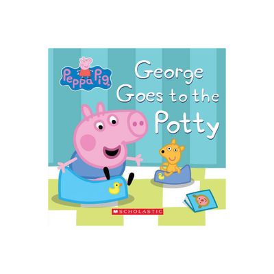 Peppa Pig: George Goes to the Potty - (Board Book)