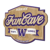 NCAA Washington Huskies Fan Cave Sign