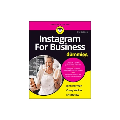 Instagram for Business for Dummies - 2nd Edition by Jenn Herman & Eric Butow & Corey Walker (Paperback)