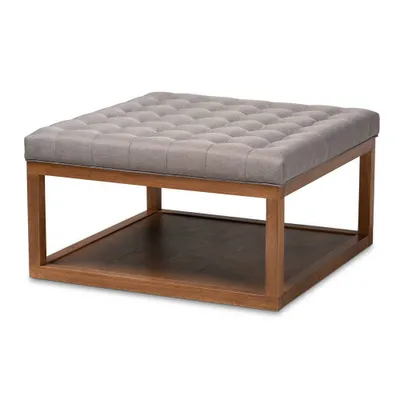 Alvere Cocktail Ottoman  - Baxton Studio