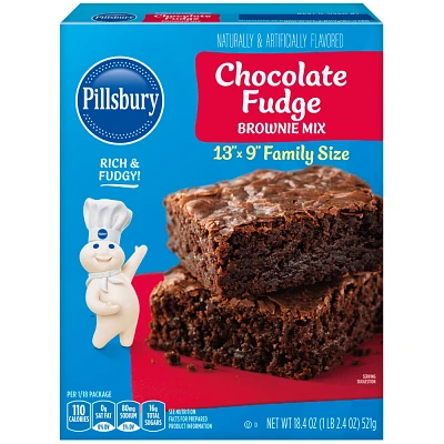 Pillsbury Chocolate Fudge Brownie Mix - 18.4oz