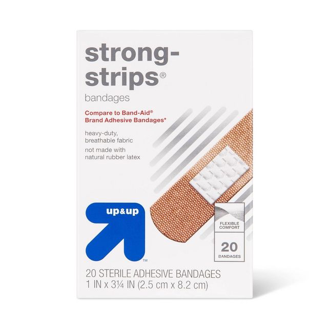 Band-aid Tough Strips Heavy Duty Super Stick Adhesive Bandages