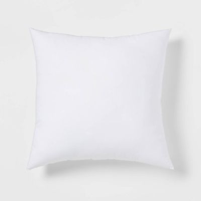 24x24 Oversized Poly-Filled Square Throw Pillow Insert White - Threshold