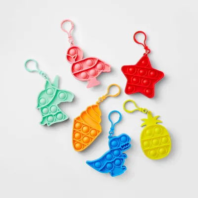 6ct Bubble Pop Keychain Favors - Spritz