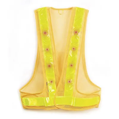 Maxsa Innovations Large Reflective Safety Vest with 16 LED Lights