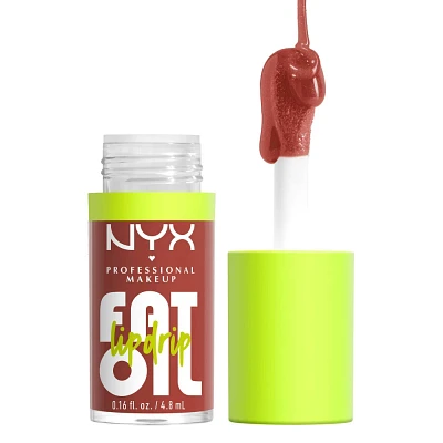 NYX Professional Makeup Fat Oil Lip Drip Lip Gloss - Splash Of Cream - 0.16 fl oz