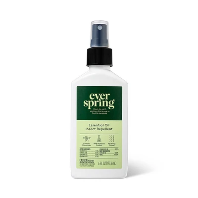 Essential Oil Insect Repellent Spray - 6 fl oz - Everspring