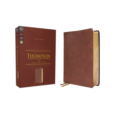 Nkjv, Thompson Chain-Reference Bible, Leathersoft, Brown, Red Letter, Comfort Print - by Zondervan (Leather Bound)