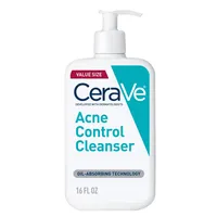 CeraVe Acne Face Cleanser with 2% Salicylic Acid and Purifying Clay for Oily Skin