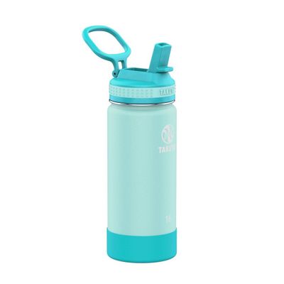 Takeya 16oz Actives Insulated Stainless Steel Kids Water Bottle with Straw Lid