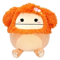 Squishmallows 12 Shasta Light Orange Bigfoot with Flower Pin