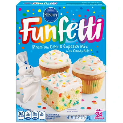 Pillsbury Funfetti Premium Cake & Cupcake Mix - 15.25oz