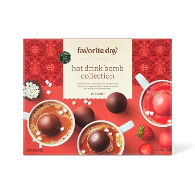 Christmas Hot Drink Bomb Collection - 10.8oz - Favorite Day