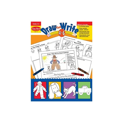 Draw Then Write - by Evan-Moor Educational Publishers (Paperback)