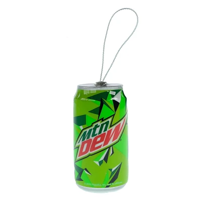 Mountain Dew Can Decoupage Christmas Tree Ornament