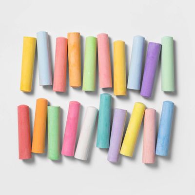 Washable Sidewalk Chalk 20pc - Sun Squad