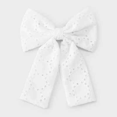 Lace Bow Hair Barrette