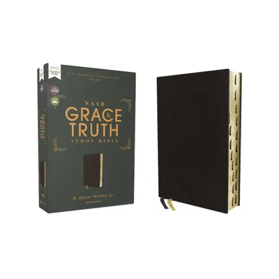 Nasb, the Grace and Truth Study Bible (Trustworthy and Practical Insights), European Bonded Leather, Black, Red Letter, 1995 Text, Thumb Indexed,