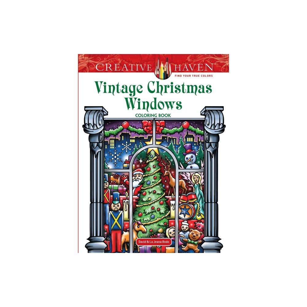 christmas window coloring pages