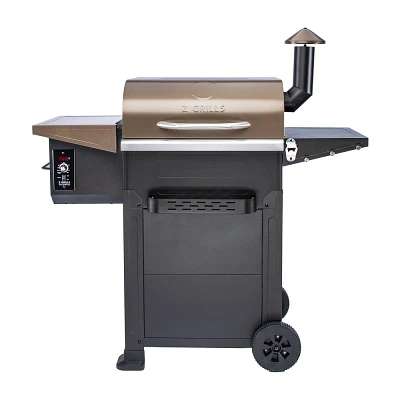 ZPG-6002B Wood Pellet Grill BBQ Smoker Digital Control - Brown - Z Grills