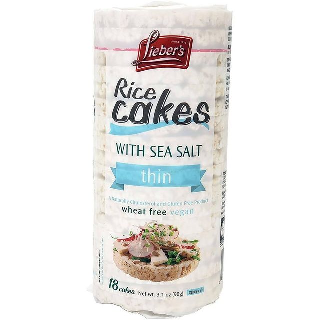 Liebers Rice Cakes with Sea Salt - 3.1oz