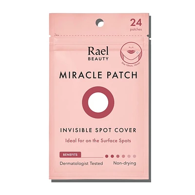 Rael Beauty Miracle Pimple Patch Invisible Spot Cover for Acne - 24ct