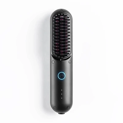 TYMO Porta Pro Wireless Hair Straightening Brush - Black