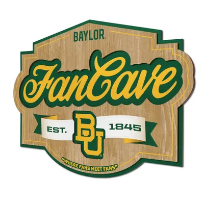 NCAA Baylor Bears Fan Cave Sign