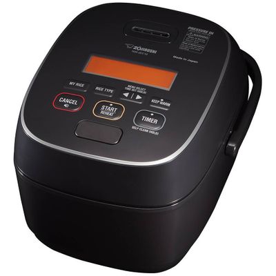 Zojirushi 5.5 Cup Pressure Induction Heating Rice Cooker and Warmer - Black - NW-JEC10BA: 12 Settings, BPA-Free, Nonstick