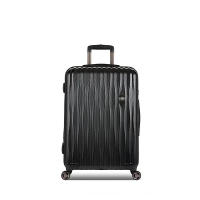 SWISSGEAR Energie Hardside Medium Checked Spinner Suitcase