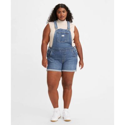 Universal Thread Womens Plus Size High-Rise Raw Hem Denim Skinny Cropped  Overalls - Universal Thread Medium Blue 20W | Connecticut Post Mall
