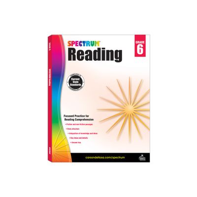 Spectrum Reading Workbook, Grade 6 - (Paperback)