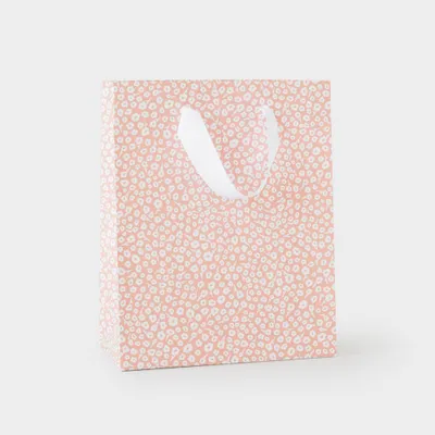 Small Rose Gift Bag Floral White/Rose - Sugar Paper + Target