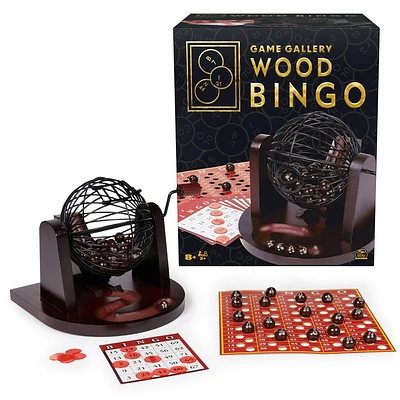 Game Gallery Wood Bingo Set