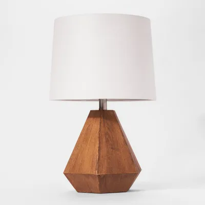 Wood-Like Table Lamp (Includes LED Light Bulb) - Brown - Cloud Island