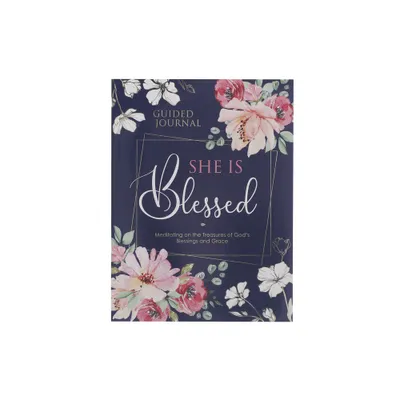 She Is Blessed Prompted Journal - (Leather Bound)