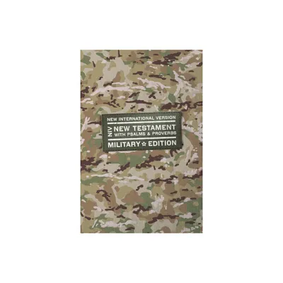 Niv, New Testament with Psalms and Proverbs, Military Edition, Compact, Paperback, Military Camo, Comfort Print - by Zondervan