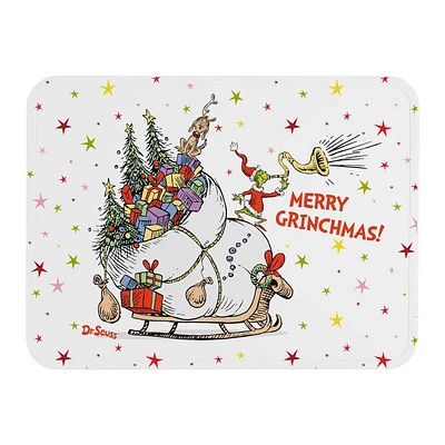 Dr. Seuss Grinch Merry Grinchmas Plastic Placemat