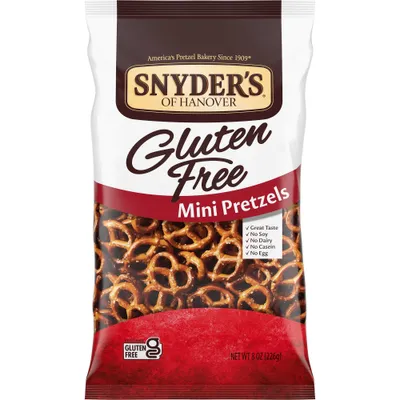 Snyders of Hanover Gluten Free Mini Pretzels - 8oz