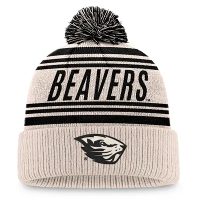 NCAA Oregon State Beavers Cuffed Pom Beanie